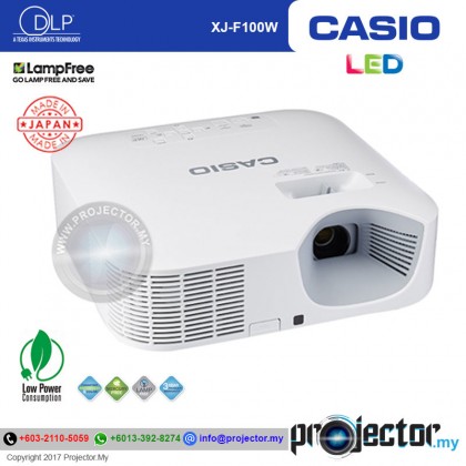美品✨CASIO カシオ プロジェクター XJ-F100W HDMI 白 XJ-F100W | アドバンスドモデル | プロジェクター | CASIO