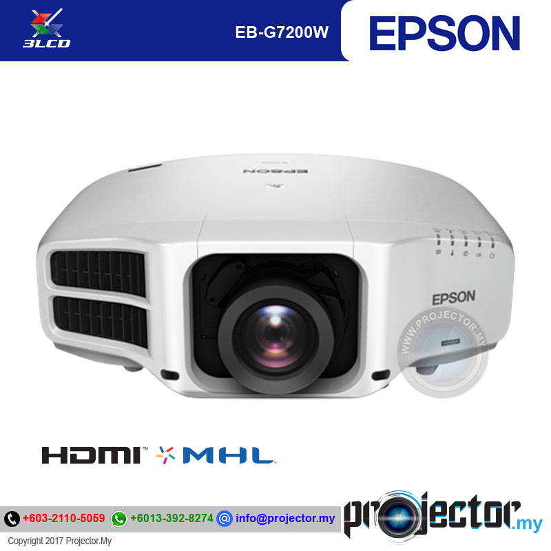EB-G7200W EPSON | Epson 7500lm 千円 本体 液晶プロジェクタ ○ Junk